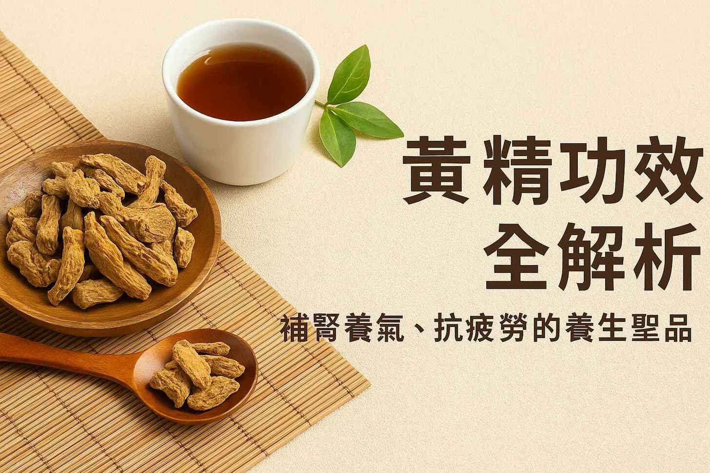 黃精功效大公開|6大養生好處!補腎養氣、抗疲勞的養生聖品 - 原輔堂